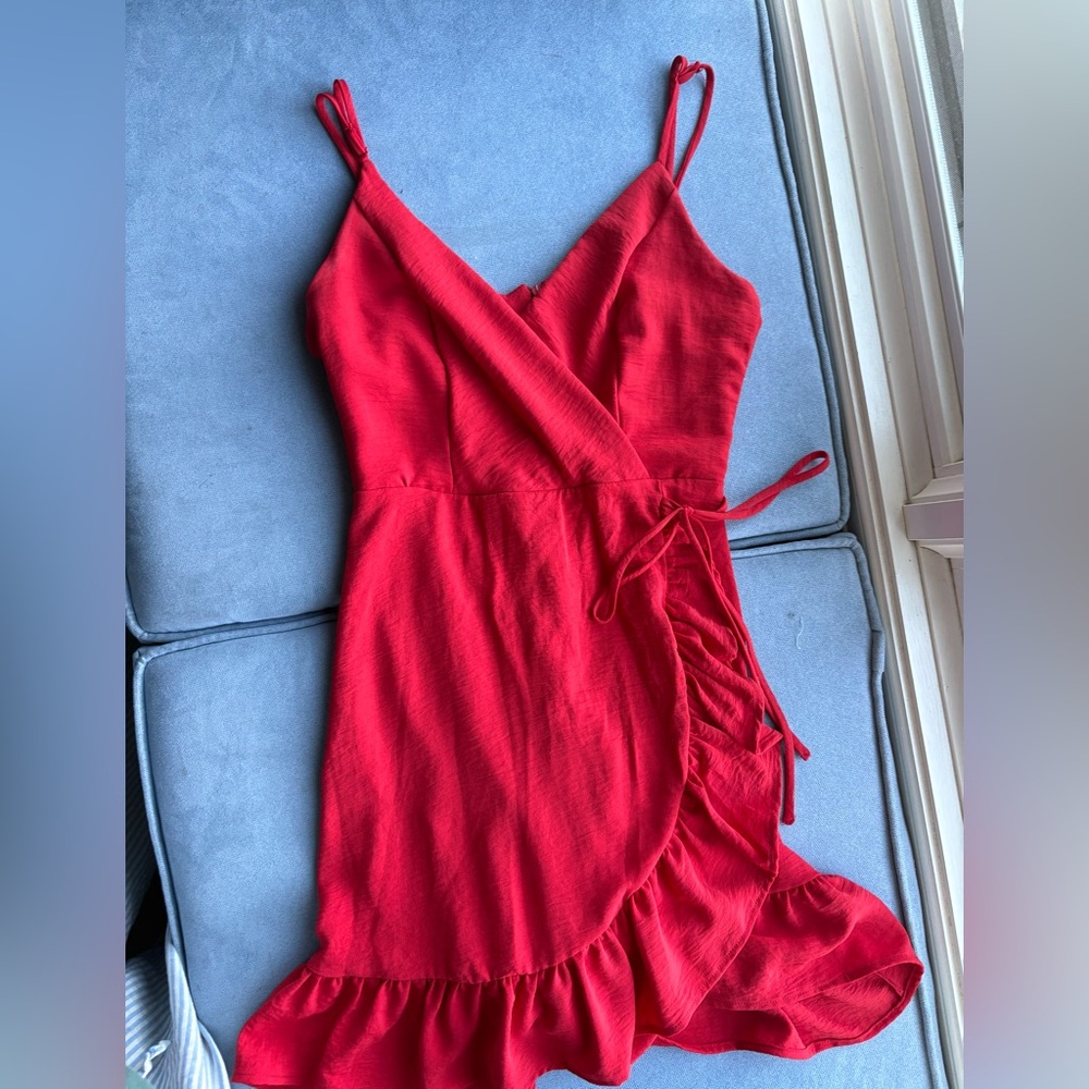 Altar'd State red mini dress
